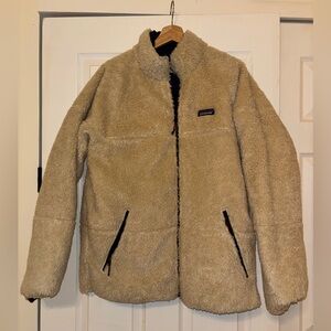 Patagonia down fleece reversible winter jacket